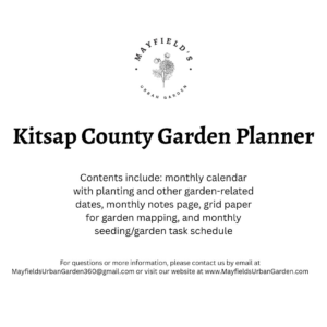 Undated Kitsap County Garden Planner